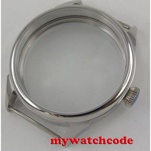 42mm Watch portuguese 316L stainless steel CASE fit eat 6498 6497 movement C137
