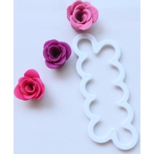 Gumpaste Rose Flowers Sugarcraft Easiest Rose Ever Cutter Rose Maker Tools Fondant Bakeware Tools Cake Tools