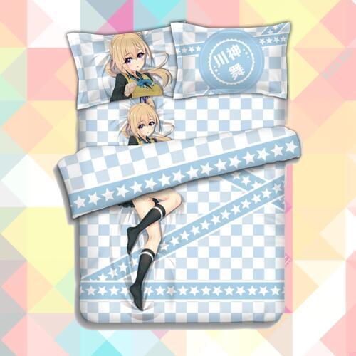 Anime Musaigen no Phantom World Quilt Cover Soft Printed Bedding Set With Pillow Cases Bed Sheet Duvet Cover 4pc CP20160104