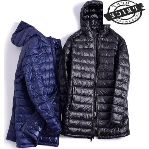 Jacket Mens Down Long Mens Clothing Ultra Light Down Jacket Men Autumn Winter Coat Bodywarmer Casacos Masculino Y02a Ppha53
