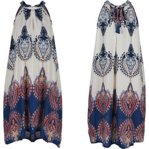 New Fashion Women Summer Beach Mini Sundress Ladies Casual Sleeveless Swing Boho Short Dress