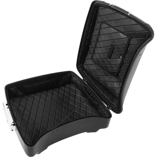 Motorcycle Chopped Pack Trunk Carpet Liner For Harley Touring Road King Road Glide Electra Glide 2014-2021