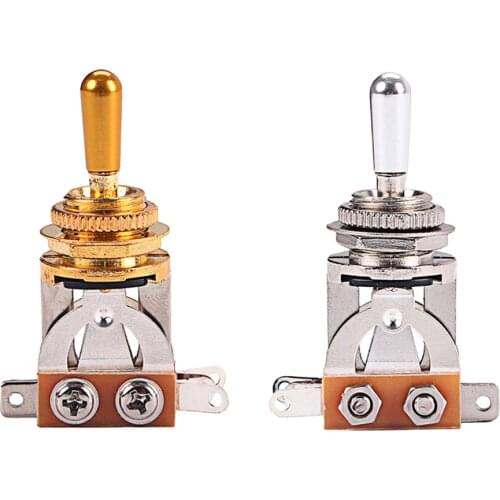 New and High Quality Alloy Electric Guitar 3 Way Pickup Selector Toggle Switch Pickup Selector String Instrument Accessory