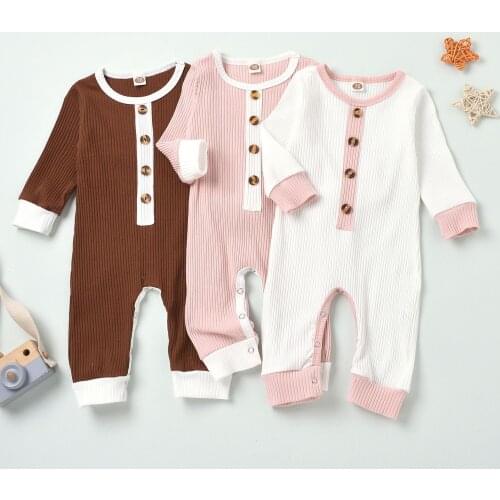 Autumn pit single-breasted general long-sleeved long climb lovely jumpsuits