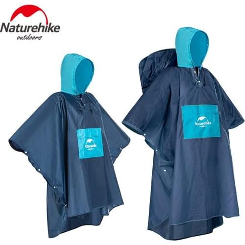 Naturehike Raincoat Raincoat for Men Women Waterproof Rain Coat Outdoors Travel Camping Fishing Rain wear Suit poncho