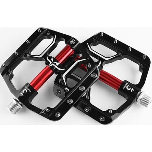 Flat Bike Pedals MTB Road 3 Sealed Bearings Bicycle Pedals Mountain Bike Pedals Wide Platform Pedales Bicicleta Accessories Part