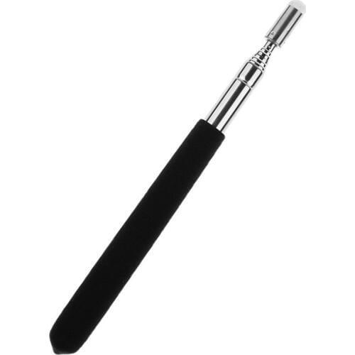 PPYY NEW -1m Telescopic adjustable class portable whiteboard pointer (Black)