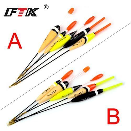 Barguzinsky Fir 5Pcs/Lot Fishing Float Length 16cm-23cm Floating 3g 6g Mix Color For Carp Fishing