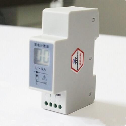 Lightning Counter Lightning Counter 0-99 Digit Digital Display with Mutual Coil SPD