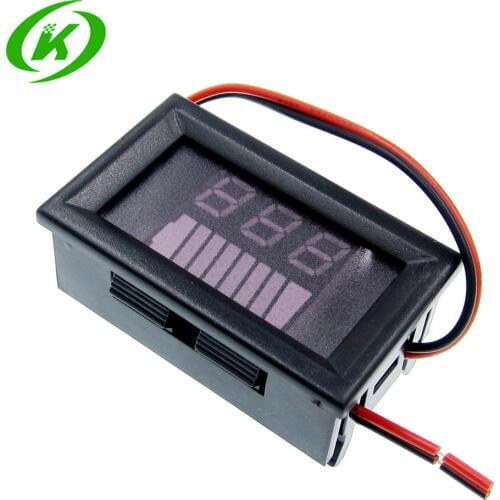 12V ACID Red Lead Battery Capacity Indicator Charge Level Lead-acid LED Tester Voltmeter