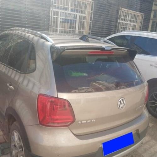 For Volkswagen Polo 2019 2020 high quality ABS Plastic Rear Spoiler Wing Trunk Lid Cover Car Styling