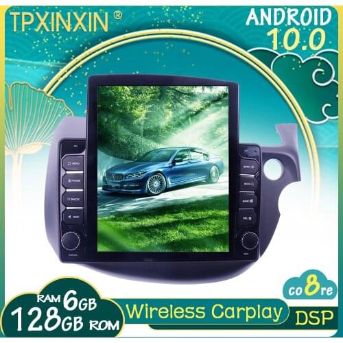 10.0 For Honda Fit 2008-2013 Android Car Stereo Car Radio with Screen Tesla Radio Player Car GPS Navigation Head Unit