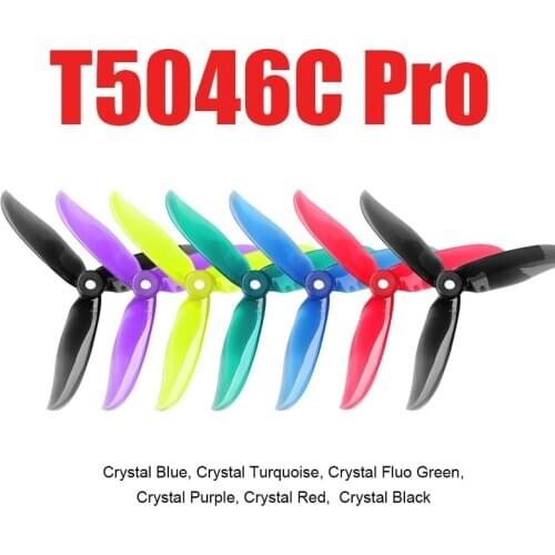 10 Pairs Dalprop Cyclone T5046C PRO 5 Inch 5046 5x4.6x3 3-blade Propeller CW CCW for RC Drone FPV Racing