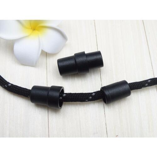 100pcs/lot Lanyard Safety Breakaway Pop Barrel Connectors For Paracord & Ribbon Lanyards Black