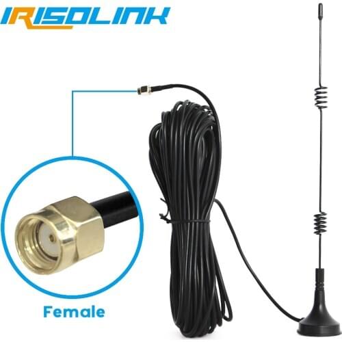 3M 10FT 2.4GHz 9DBI Wireless Wifi WLAN 5 x Range Booster Antenna Extender +Base