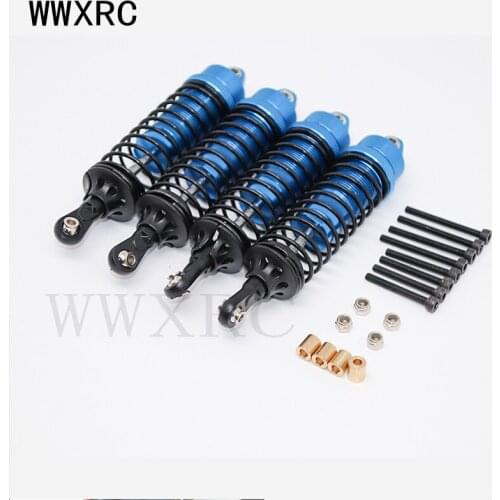 4PCS Metal Shock Absorber Adjustable Damper for 1/10 RC Rock Crawler YK4103 YK4102 YK4082 Upgrade Part