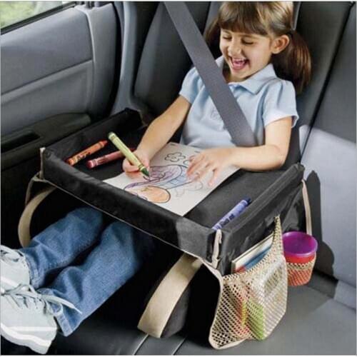 50pcs Waterproof table Car Seat Tray Storage Kids Toys Infant Stroller Holder for Children dining and drink In-car
