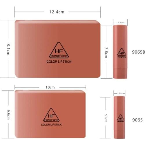 6 Pack Women Non-stick Cup Matte Moisturizing Lip Stick Natural Lipsticks