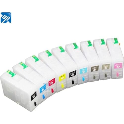 9pcs compatible empty Refillable Ink Cartridges / CISS For epson 3880 pro3880 with chip