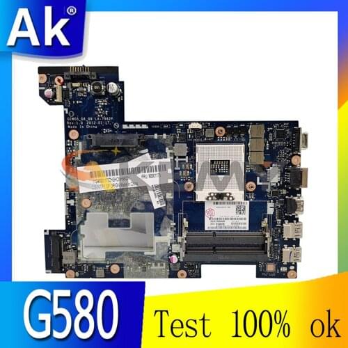 Akemy QIWG5_G6_G9 LA-7982P Motherboard For Lenovo G580 Laptop Motherboard PGA989 HM76 DDR3 100% Test Work