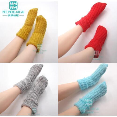 Fits Blyth Azone 1/6 doll accessories fashion candy color socks pink, white, red, brown