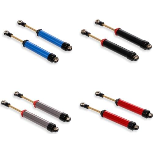 RC Car 2Pcs Built-in Spring 100mm Shock Absorber Damper For 1/10 RC Crawler Axial SCX10 90046 TRX-4 MST Redcat