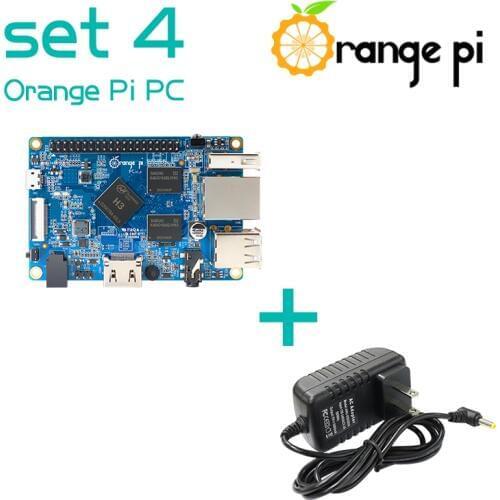 Orange Pi PC+Power Supply, Run Android 4.4, Ubuntu, Debian Image