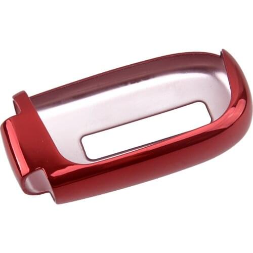 Car Red Key Cover Case Shell Fob Fit For Jeep Grand Cherokee Renegade Compass Dodge Charger Challenger Dart Chrysler Fiat