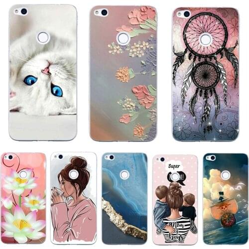 Phone Case for Huawei P8 Lite 2017 Soft Silicone TPU Pattern for Coque Huawei P8Lite 2017 P 8 Lite 2017 Case Cover