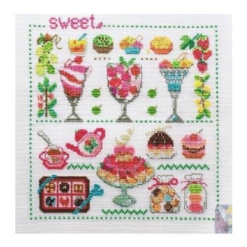 M201045Home Fun Cross Stitch Kit Package Greeting Needlework Counted Cross-Stitching Kits New Style Joy Sunday Kits Embroidery