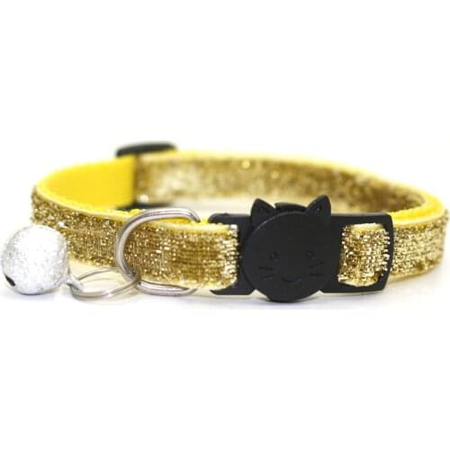 New Cute Bell Collar For Cats Dog Collar Teddy Bomei Dog Velvet Collars Cat Accessories