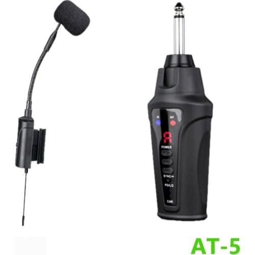 Original Acemic AT-5 professional wireless instrument microphone for accordion acoustic guitar stringed instrument