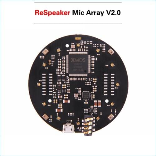 Raspberry pi 4 B ReSpeaker Mic Array V2.0 /USB Mic Array microphone array AI intelligent voice recognition development board