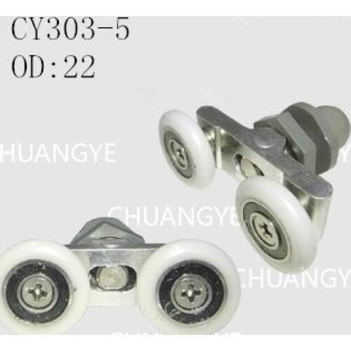 Shower room pulley bathroom roller glass door wheels arc shower room wheel swing round sliding door pulley