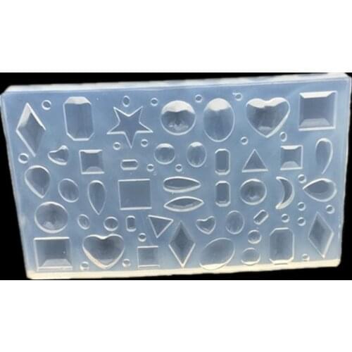 Earring Pendant Resin Molds Silicone Mold For DIY UV Resin Epoxy Dried Flower Jewelry Making Casting Love Moulds Jewelry Tool