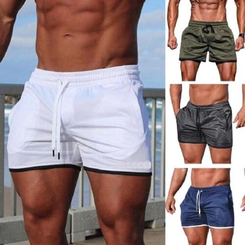 Summer Men Beach Shorts Breathable Loose Type Quick Dry Shorts Fitness Slim Fit Shorts Beach Bathing Suit шорты мужские BHD2