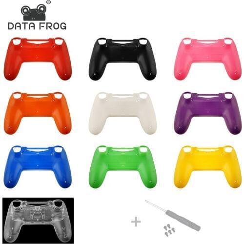 For PS4 Replacement back shell Matte Faceplate case repair for PS4 Old Version Controller jds 010 Housing Cover Case
