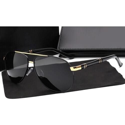 Polarized Sunglasses Men Pilot Driving Sun Glasses for Male Aviation Vintage Retro Sunglasses-men Brand Designer Anti-glare