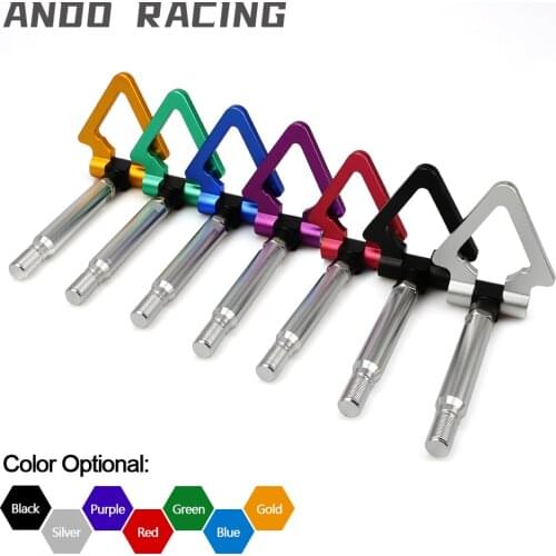 Triangle Car Sport Model Car Auto Trailer Tow Hook Ring Eye Towing Front Rear Aluminum For Subaru BRZ 86 YC101547