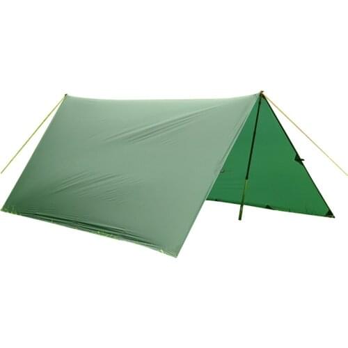 Just 510 grams 3F UL GEAR 3*3 meters 15d nylon silicone coating high quality outdoor caming tent tarp