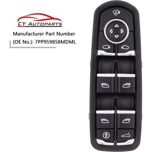 YAOPEI NEW Front Door Master Window Switch For Porsche Panamera Cayenne 7PP959858MDML