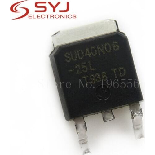 10pcs/lot SUD40N06-25 40N06 TO-252 In Stock