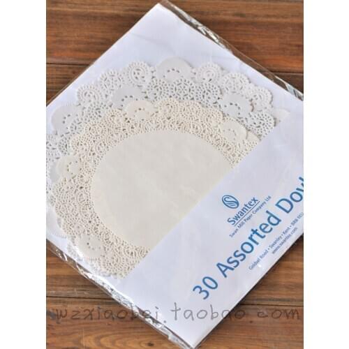 15pack/lot,1 pack=30sheets,Vintage Round Paper Lace Doilies, Doyleys Wedding Party Favors Crafts Decoration
