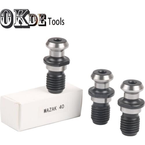 2pcs 45 degree Precision Mazak40 MAZAK50 Pull Stud for Mazak brand machine tool holder wrench