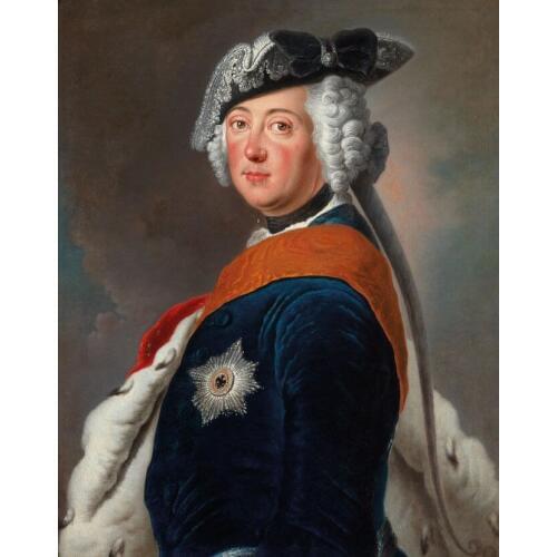 30" large # BEST TOP ART # Kingdom of Prussia KING portrait oil painting on canvas PRINT oil painting on canvas-FREE SHIPPING