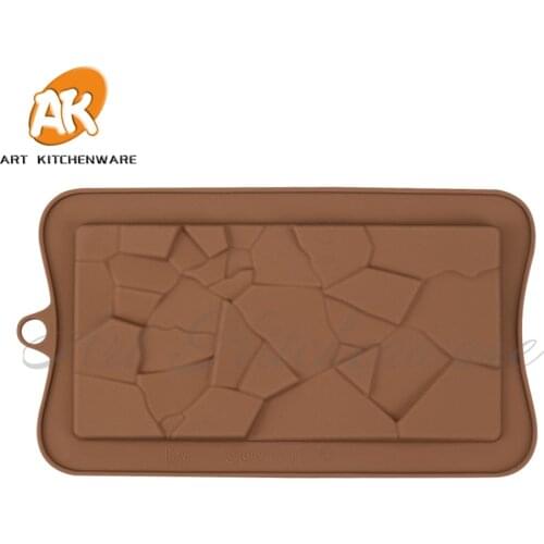 3D Gravel Shape Chocolate Silicone Mold Sugarcraft Mousse Moulds Handmade Soap Mould Cake Decorating Tool Baking Accessories