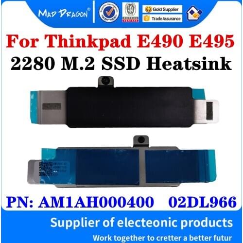 AM1AH000400 02DL966 For Lenovo Thinkpad E490 E495 Nvme 2280 M.2 Carcasa Para Disco Duro SSD Con Disipador De Calor Bracket