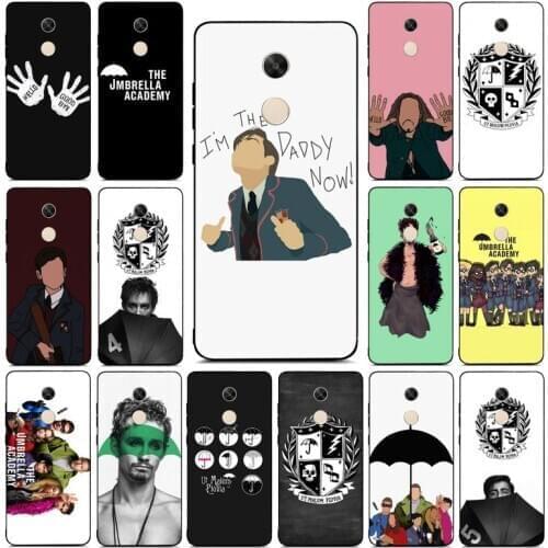 YNDFCNB Umbrella Academy Phone Case for RedMi note 4 5 7 8 9 pro 8T 5A 4X case