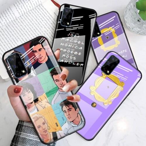 Tempered Glass Cover Friends TV series For OPPO A9 2020 A52 Find X2 Lite Realme 7 7i 6 5 Pro C3 XT Phone Case Shell