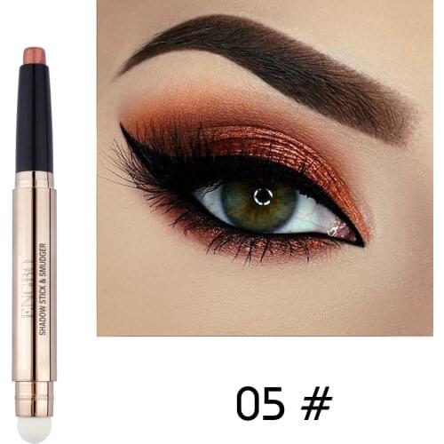 Double-headed Eye Shadow Pen Pearlescent Silkworm Eye Shadow High-gloss Stick Waterproof Shimmer Cosmetics Beauty Makeup Tool